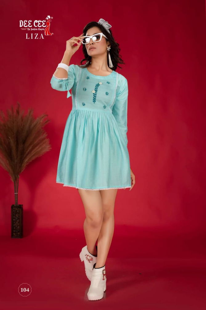 Liza By Deecee Short Designer Kurtis Catalog